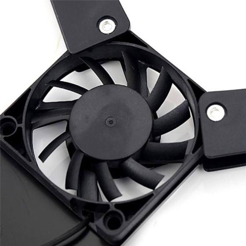 Base Cooler  Dobrável para Notebook Cor Preto/verde