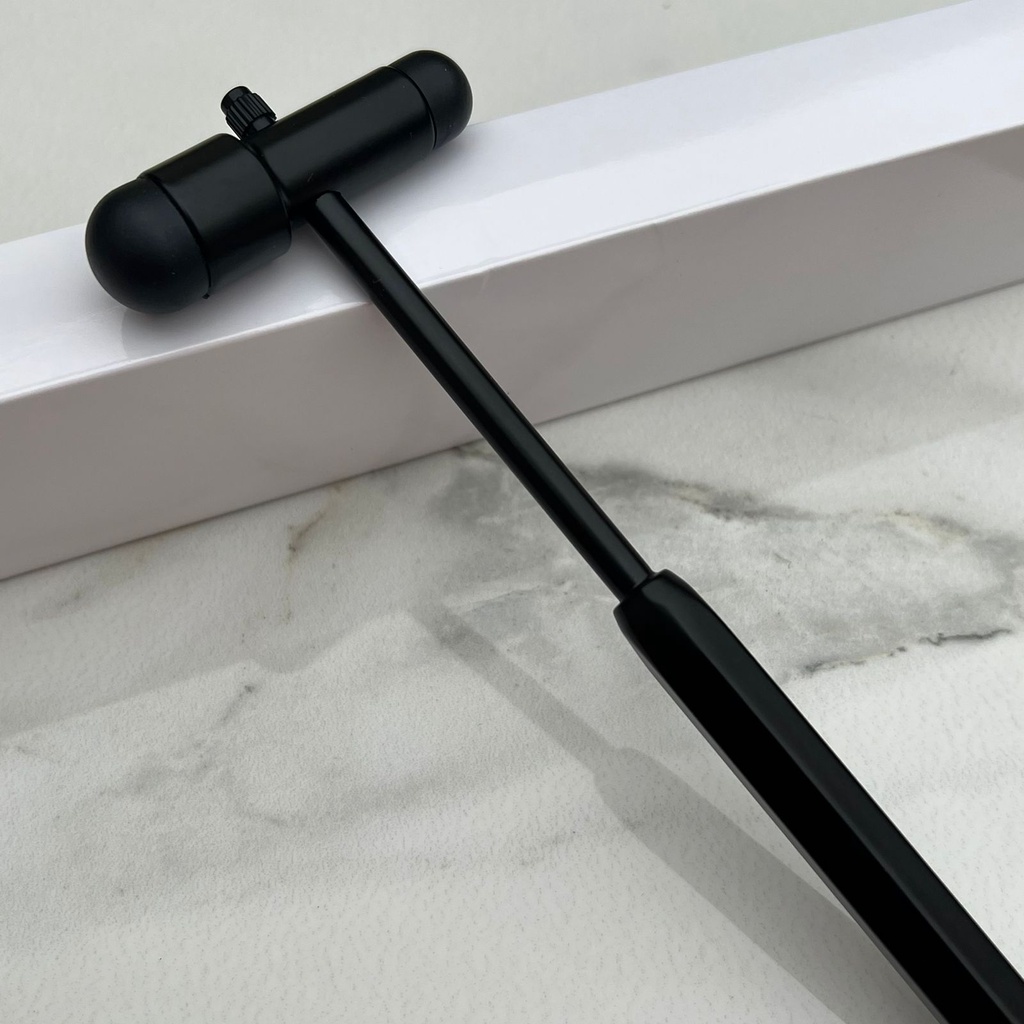 Martelo de Reflexo Neurológico BUCK BABINSKI TAYLOR BLACK Medical Enfermagem Medicina — imagem 2 de 2