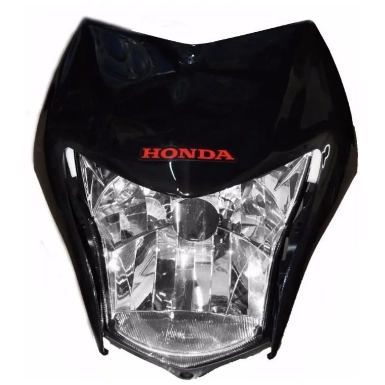 bloco óptico + carenagem farol bros 150 2013 2014 preta