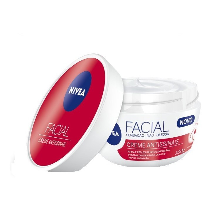Creme Facial Nivea Antissinais 100g
