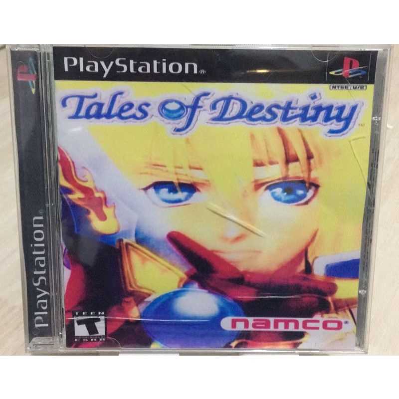 Jogo Repro PS1 Tales Of Destiny mídia verde