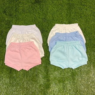 shorts de bebê, tapa-fralda bebê liso em algodão enxoval