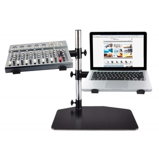 Suporte Duplo,Mesa p/Notebook Dj's,Controladora Pioneer DDJ200,DDJ400,Mixer,CDJ,c/Ajuste de Altura,Aco