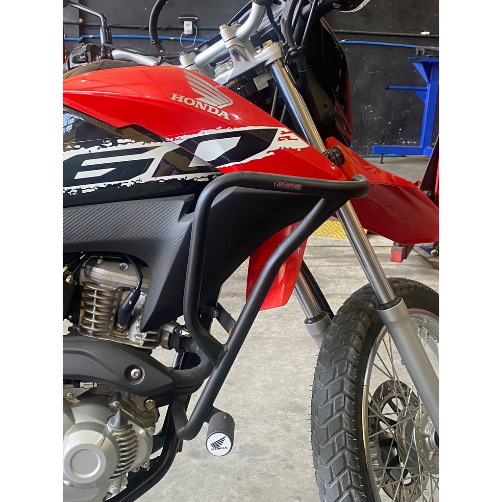 Protetor carenagem bros 125 150 160 preto fosco ate 2024