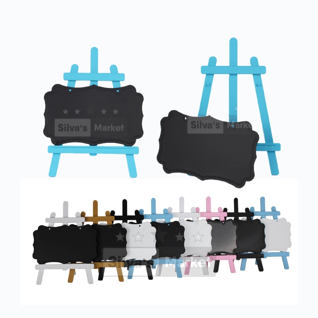 Lousa Infantil / Mini Lousinha com Cavalete Diversas Cores em Oferta na Shopee