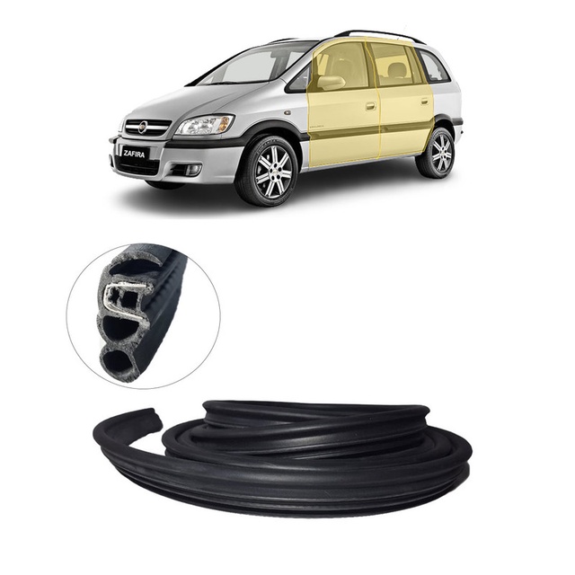 Borracha Vedação Portas Zafira Meriva Corsa Celta Classic em Oferta na Shopee