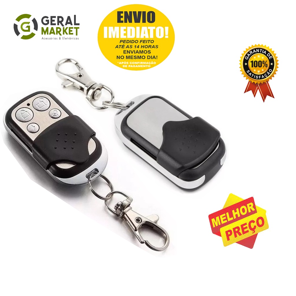Controle Remoto Portão Garagem Carro Copiador Auto Clone Duplicador Sinal 433 Mhz