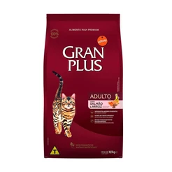 Ração GranPlus Gatos Adultos Salmão e Arroz 1kg
