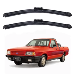 Par Palhetas Limpador Para-brisa Ferro Ford Pampa 1982 A 1997 Kit