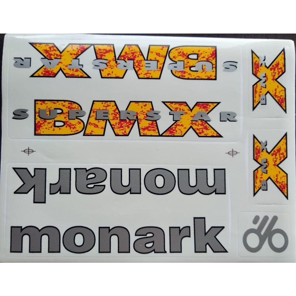 Adesivos Colante Bicicletas Bmx Superstar Cores