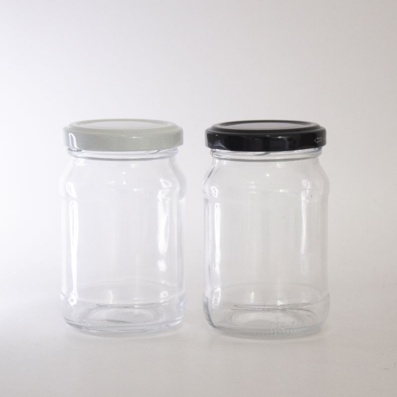 Pote Vidro Redondo Conserva 200ml c/ Tampa - 100g Azeitona em Oferta na Shopee