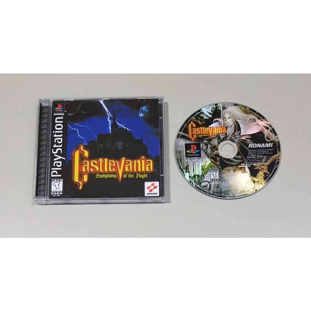 PS1 Castlevania Symphony of the Night Leia a descrição Escorrega