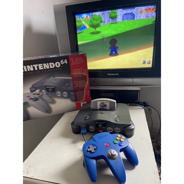 Nintendo 64 + Jogo Mario Kart 64 Completinho Pronto Para Jogar - Escorrega  o Preço