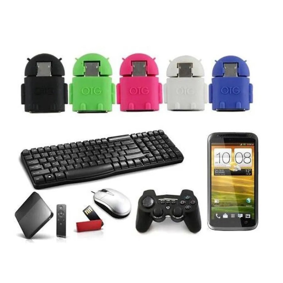 Adaptador OTG V8 Para Usb Android Robô Para Celular