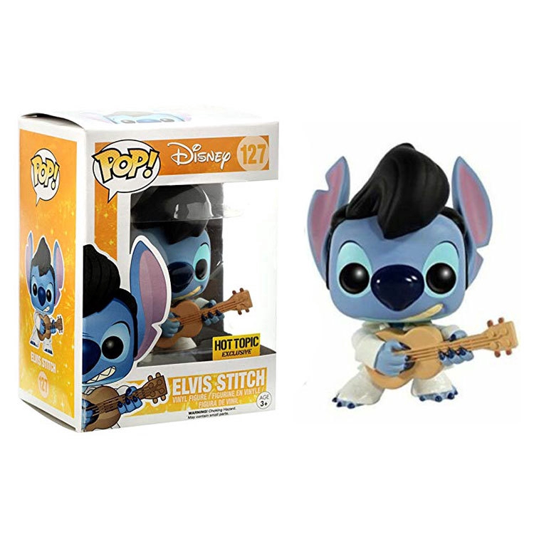 Funko Pop 127 Disney Elvis Ponto De Guitarra Figura De Ação Brinquedo