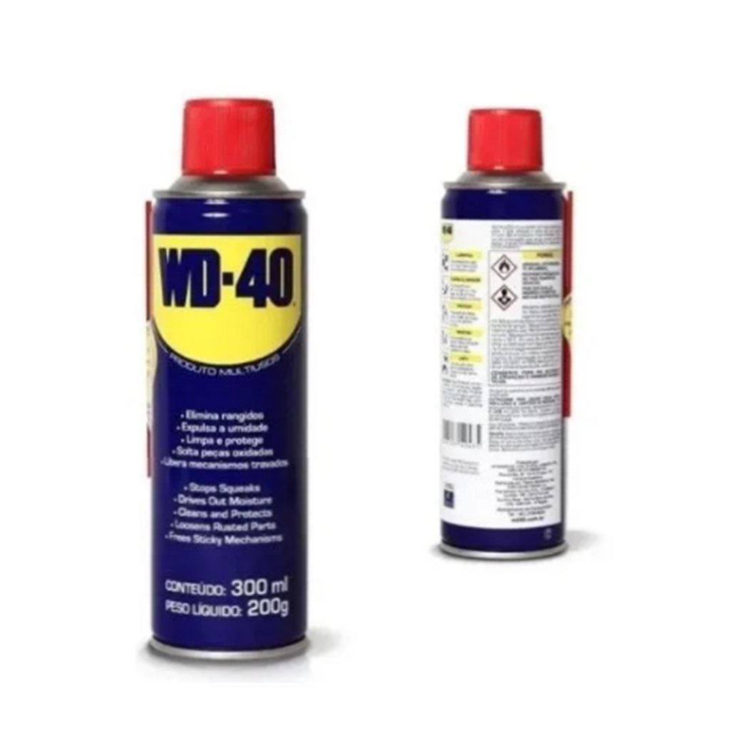 WD-40 Spray Produto Multiusos - Desengripante Lubrificante 300ml