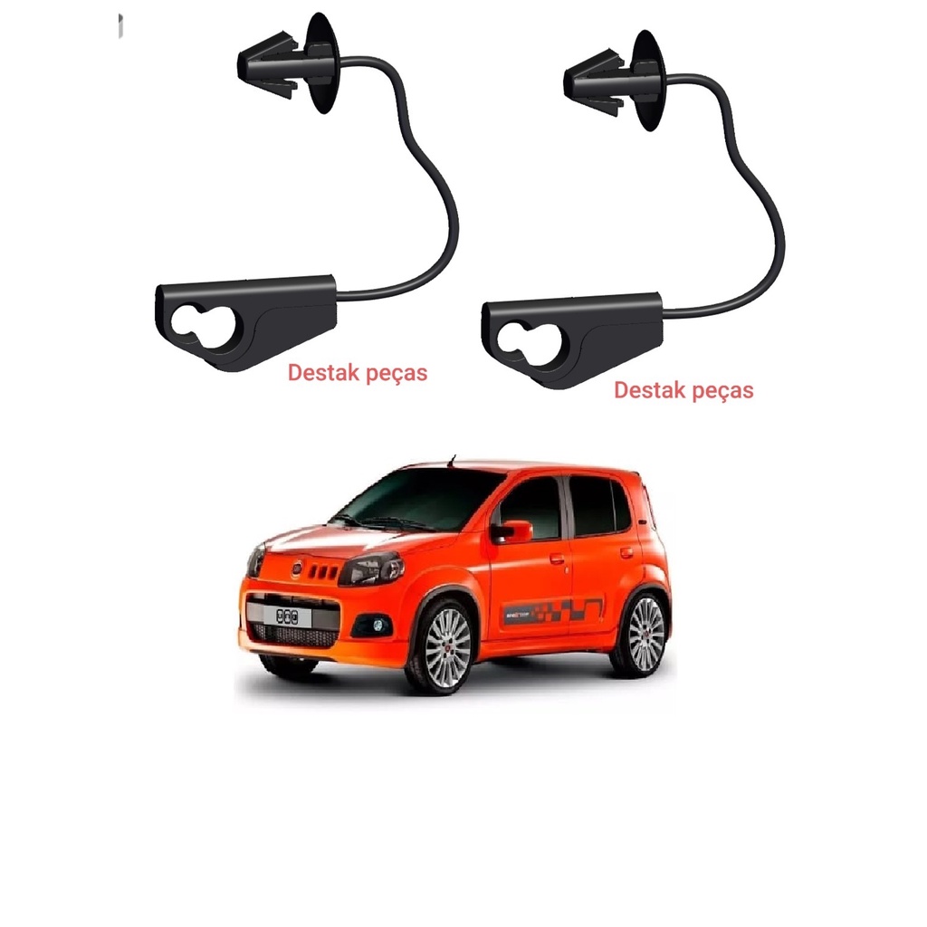 Par Corda Tirante Tampão Porta Mala Fiat Uno Novo 2011 - 2020 g47 Argo Mobi Pulse