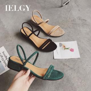 IELGY Sandália Feminina Confortável Tendência Versão Coreana Da Cinto fashion wild