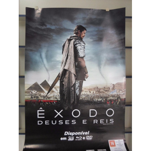 Poster Êxodo - Deuses & Reis - 64 X 94 - Christian Bale