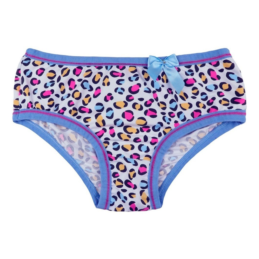 1 Calcinha Infantil Juvenil Menina Microfibra Poliamida Estampada Tanga Confortável