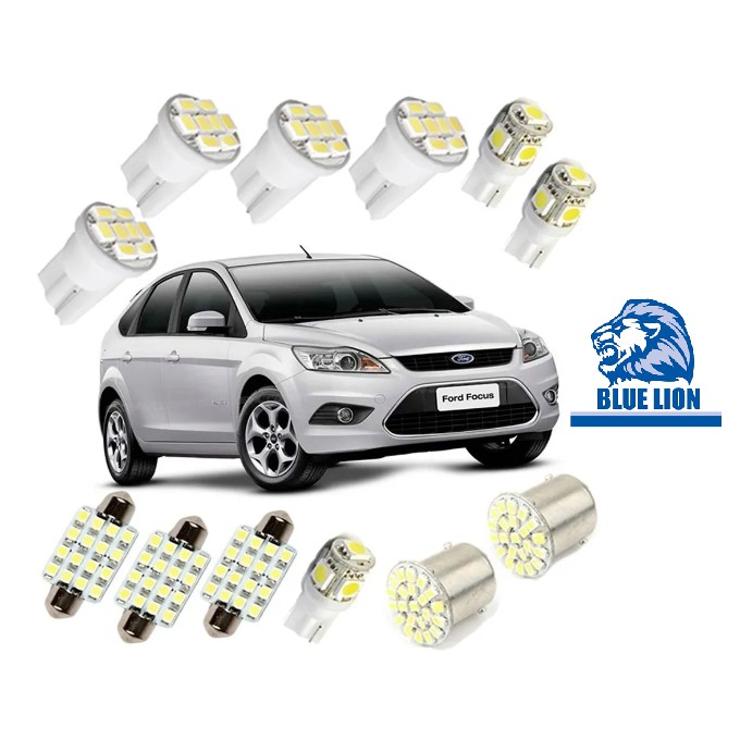 kit de lampada led Ford Focus super branca t10 carro automotivo