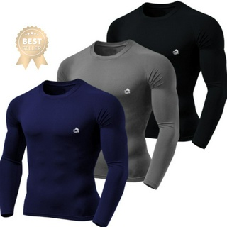 Kit 3 Camisetas Térmica Proteção Uv 50 Manga Longa Original