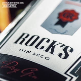 Gin Rocks Seco 1 Litro Original Lacrado Selo IPI | Shopee Brasil
