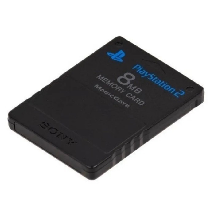 1x unidade do Cartão de memória 8 MB Genérico para PS PS2 Console Video Game