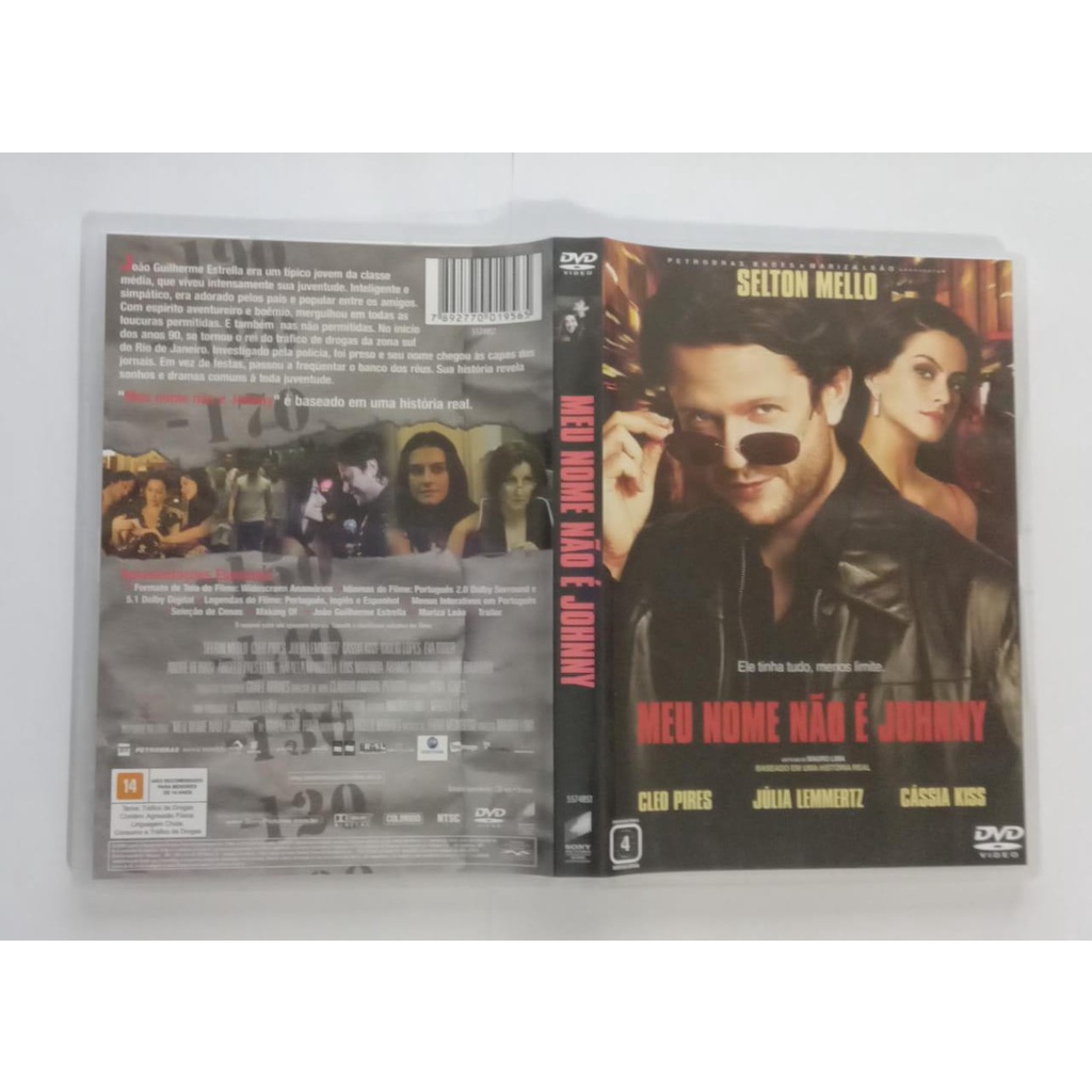 DVD Meu nome não é Johnny