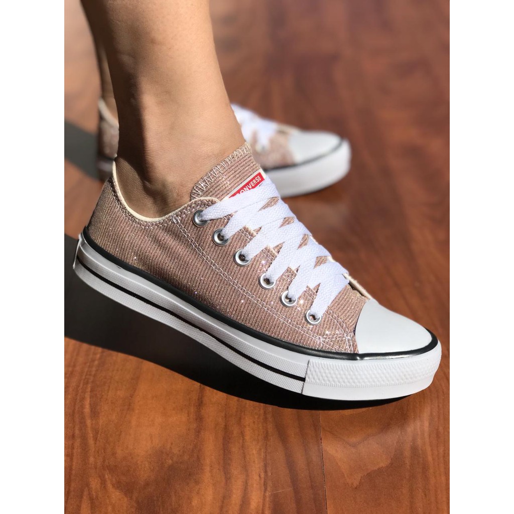 all star plataforma roxo