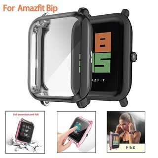 Screen Protector Slim Colorful Frame TPU Case Cover Protect Shell For Huami Amazfit Bip Lite S Watch with Screen Protector