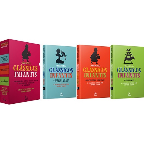 Box Essencial Clássicos Infantis Livro Imãos Grimm