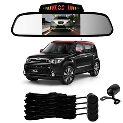 Sensor De Ré + Espelho Camera Ré Kia Soul Preto