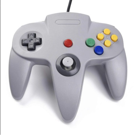 Controle Usb Pc Emulador Nintendo 64 N64 Translúcido Cores