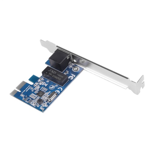 Placa De Rede Ethernet Pci-E  10/100/1000 mbps Gigabit Rj-45 Lan Adaptador-Placa De Rede