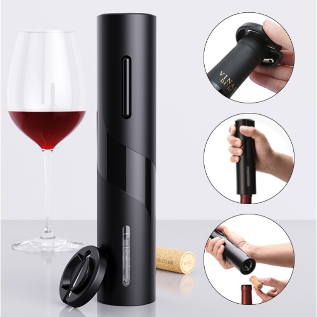 Saca Rolhas Abridor De Vinho Garrafa Automático A Pilha
