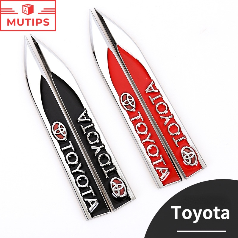Fender Toyota 2 Pcs Marcador 3D Para-Choque Lateral Do Carro Yaris Etios RAV4 Bandeirante