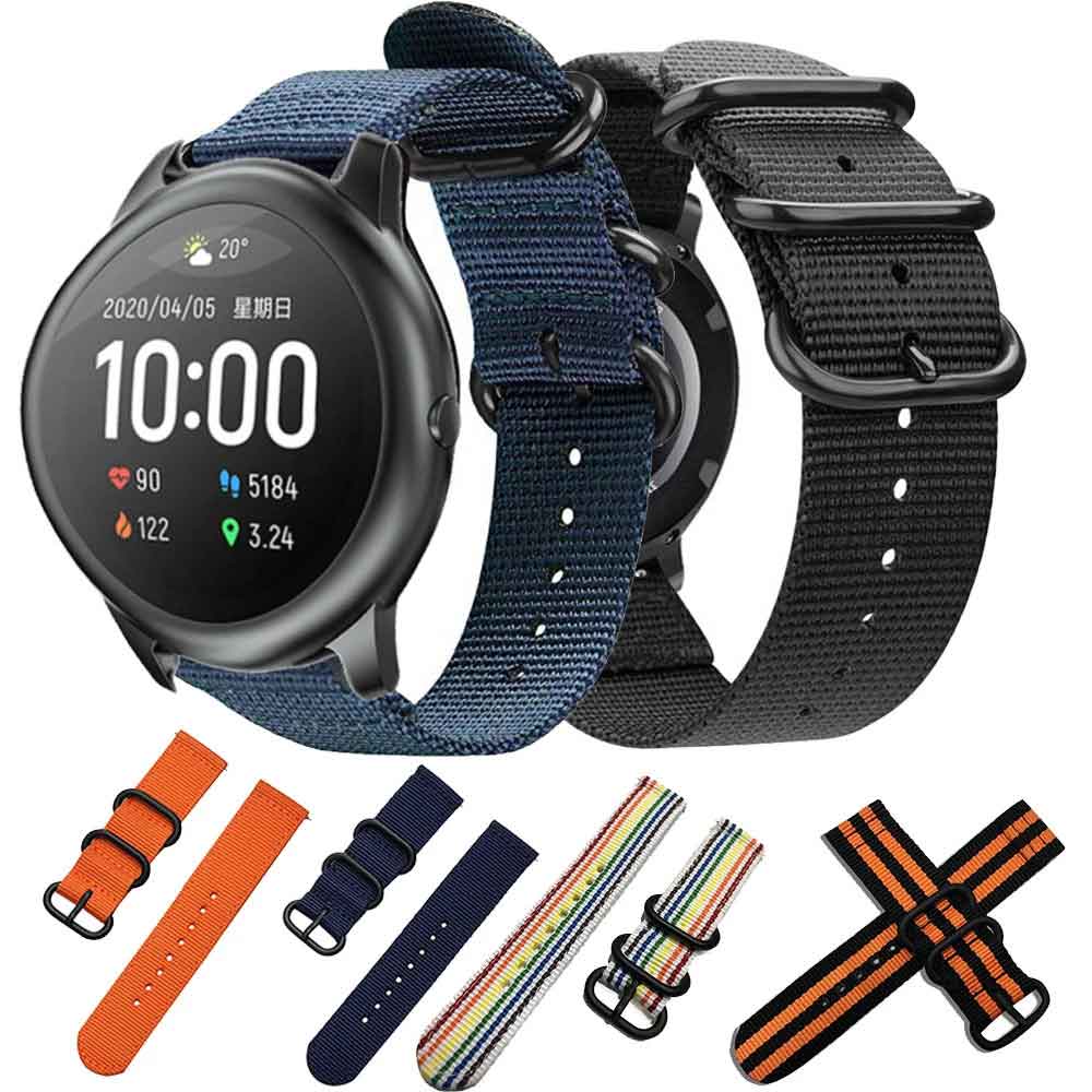 Pulseira De Relógio Esportivo De Nylon Para Xiaomi Haylou Solar LS05 Smartwatch Inteligente Acessórios De Substituição