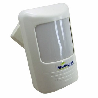 Sensor Presenca Com Fotocelula Sobrepor Alcance 10m Branco Multicraft