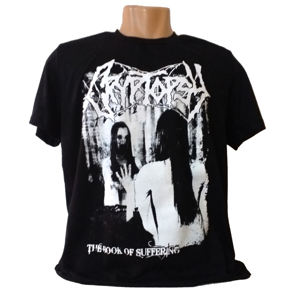 Camiseta Cryptopsy the Book of Suffering. Death metal | Shopee Brasil