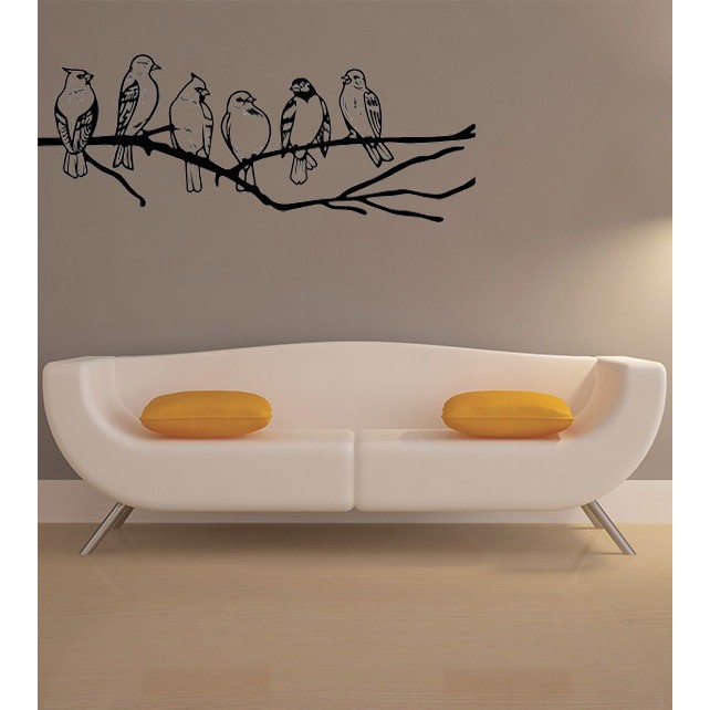 Adesivo Decorativo Decal Pássaros - Home & Living