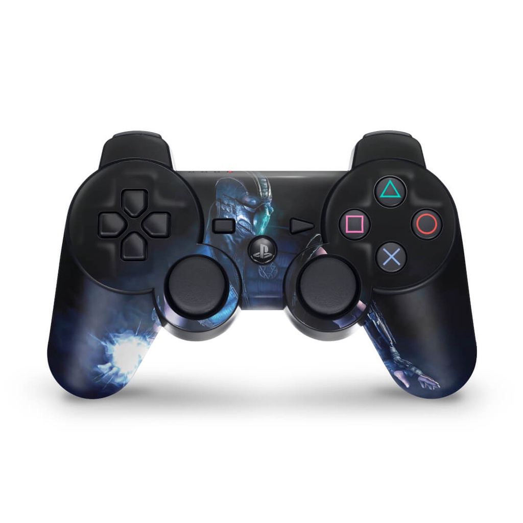 Skin PS3 Controle Adesivo - Mortal Kombat X Sub-zero