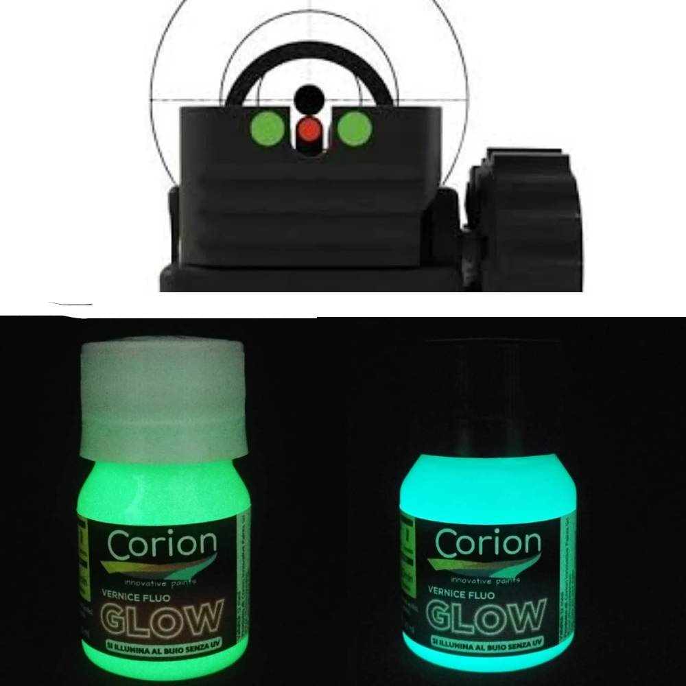 Tinta Glow 25ml Pistolas/airsoft Tiro Esportivo Pistola P 40