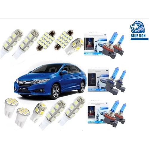 Kit Lampadas Led City 2015 2016 + Super Branca Techone