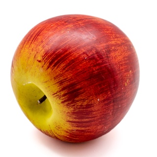 Maça Vermelha Fruta em Cerâmica Oco Realista decorativa 1 unidade
