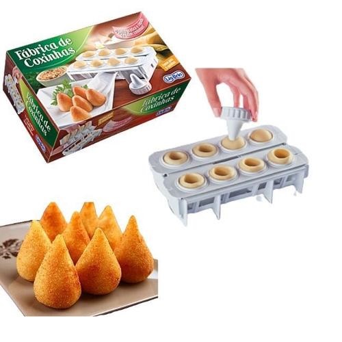 Fábrica De Coxinha Com 8 Formas - Lig Brin