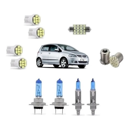 Kit Lâmpadas Super Brancas Fox 2003 A 05 2006 2007 2008 2009 em Oferta na Shopee