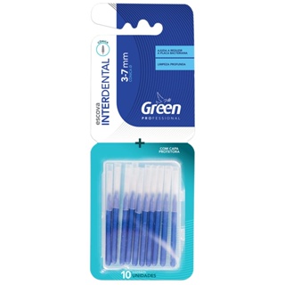 Escova Interdental - Cerdas Cônicas de 3-7mm com Capa Protetora - Green em Oferta na Shopee