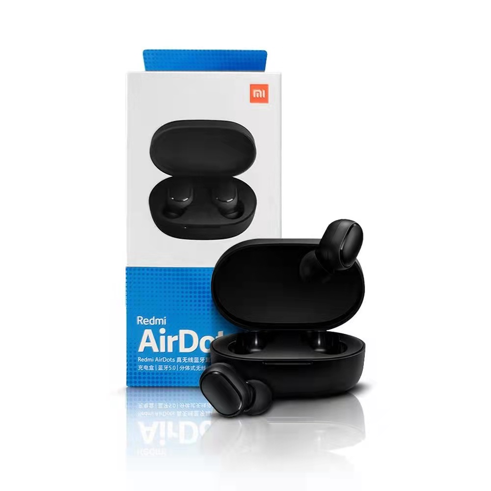 Fone Sem Fio Redmi Airdots Xiaomi TWS Bluetooth Preto — imagem 2 de 2