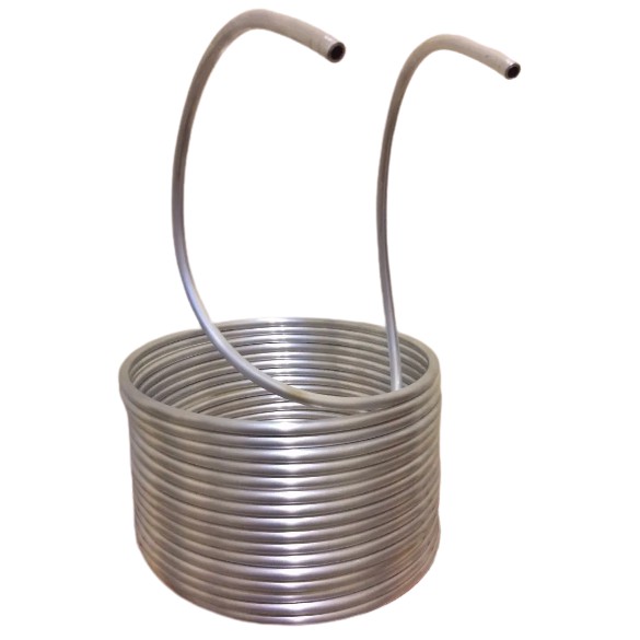 Resfriador/Chiller/Serpentina Imersão 15 metros 3/8" 0,6mm Alumínio Cerveja Artesanal